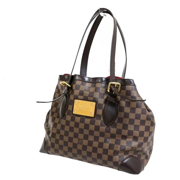 AUTHENTICITY GUARANTEED LOUIS VUITLOUIS VUITTON Hampstead MM - Picture 1 of 15